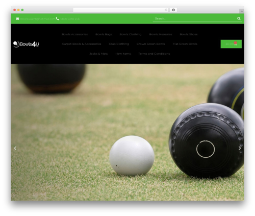 Oxygen2 theme WordPress - bowls4u.com