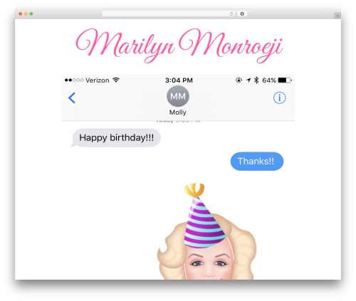 SinglePage WordPress theme - marilynmonroeji.com SinglePage WordPress theme - marilynmonroeji.com