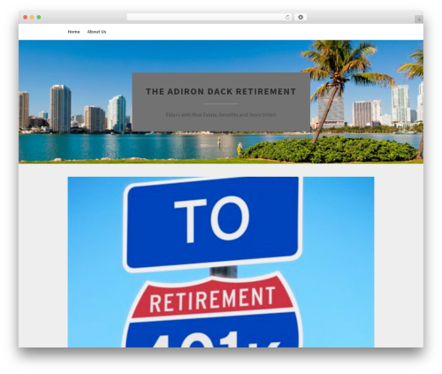 Theme WordPress Bright Writing - adirondackretirement.com