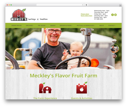 the7dtchild WordPress theme - flavorfruitfarm.com