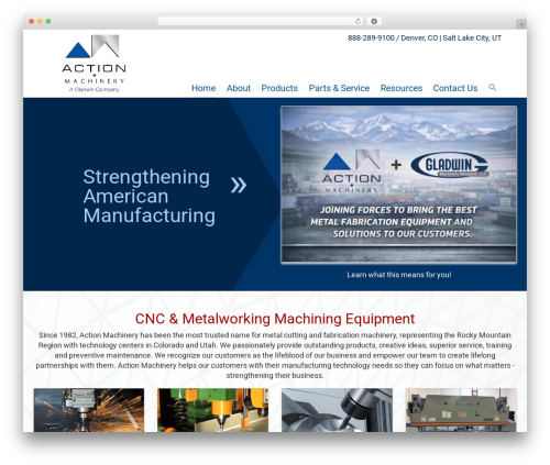 Theme WordPress Basic - action-machinery.com
