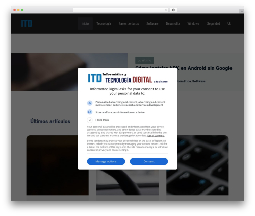 Theme WordPress GeneratePress - informatecdigital.com