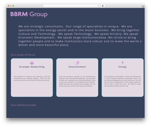 WordPress theme BBRM Theme - bbrmgroup.com