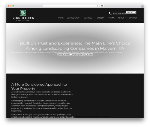WordPress theme Beaver Builder Theme - burkholderlandscape.com