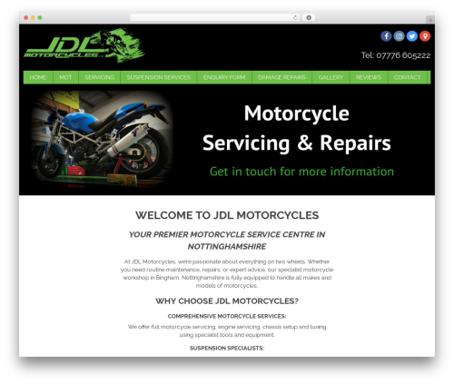 FCS WordPress theme - jdlmotorcycles.co.uk