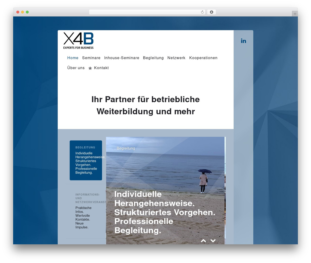 Fluent theme WordPress - x4b.de