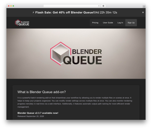 Solid_affiliate WordPress plugin - blenderqueue.com
