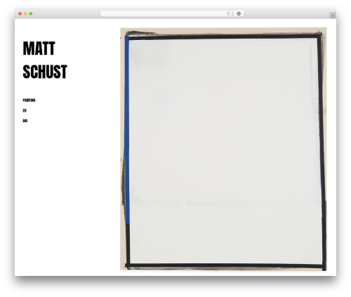 mattschust WordPress theme - mattschust.com