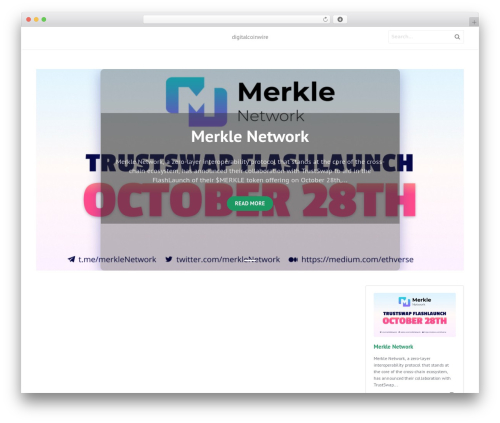 Massive cryptocurrenc222y widgets WordPress plugin - digitalcoinwire.com
