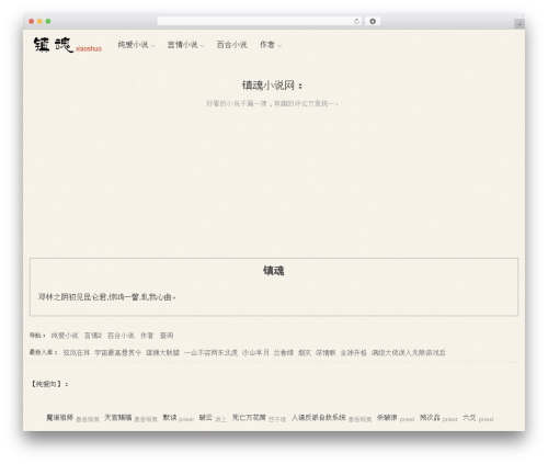 Reader WP theme - www.zhenhunxiaoshuo.com