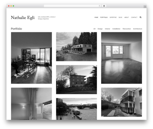 Reframe Plus WordPress theme - nathalieegli.ch