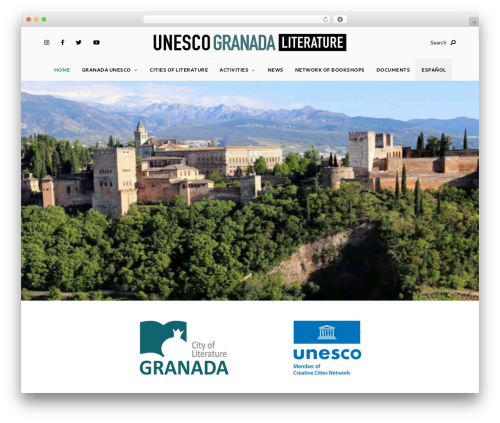 Theme WordPress Alpaca - granadaciudaddeliteratura.com