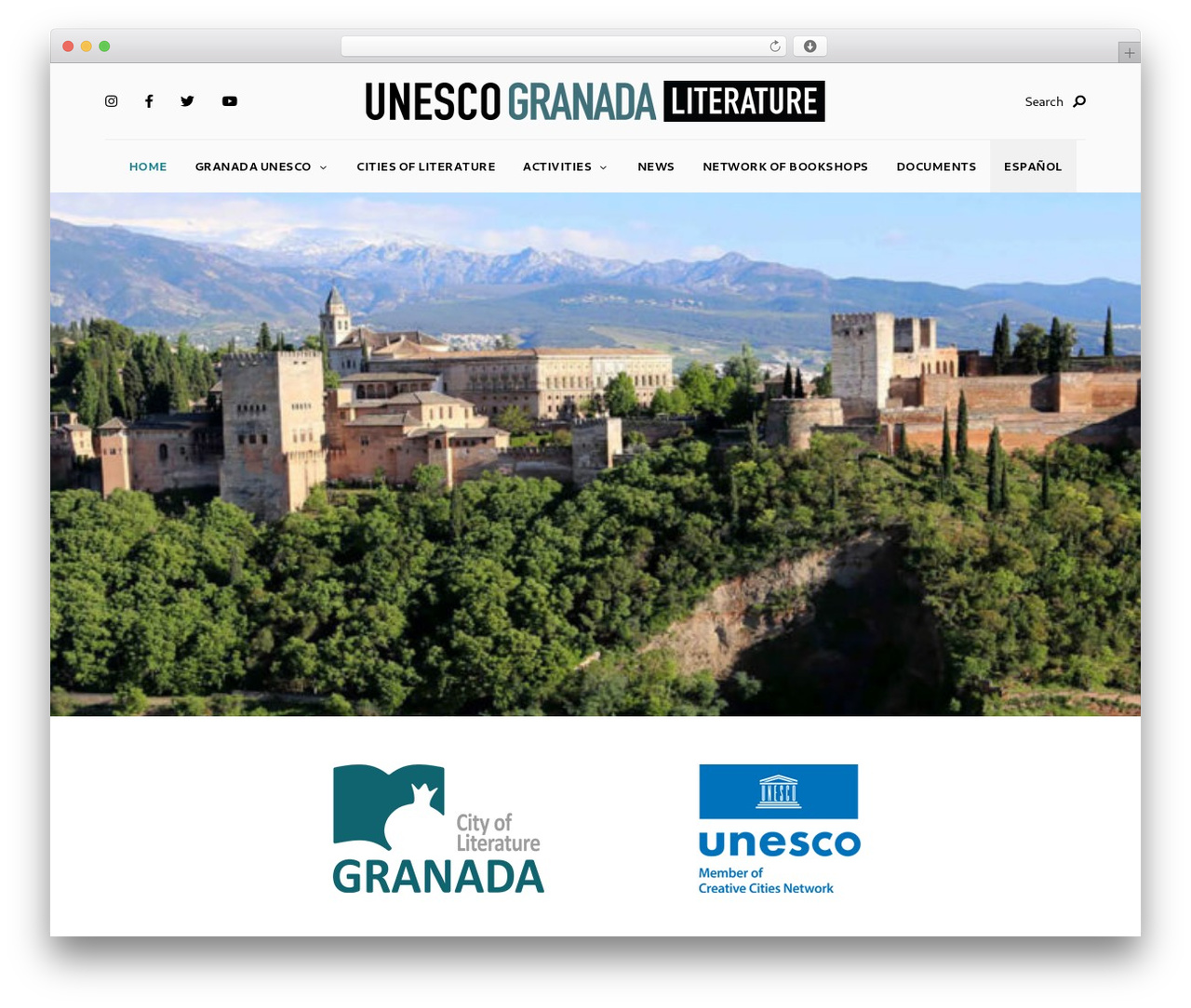 Theme WordPress Alpaca - granadaciudaddeliteratura.com