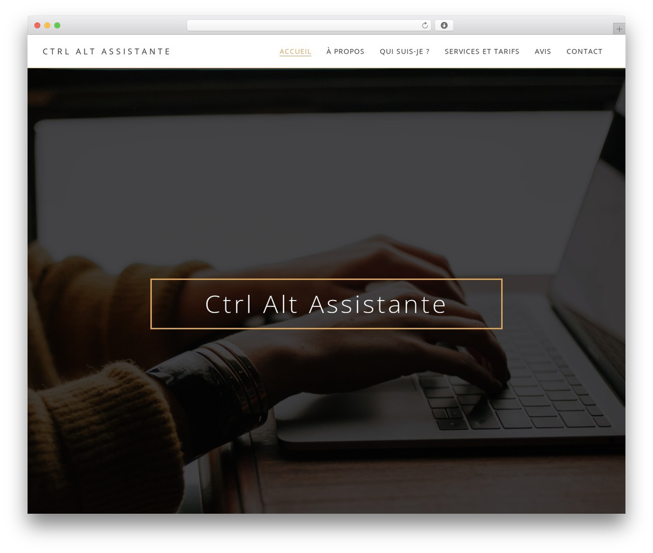 Theme WordPress October - ctrlaltassistante.fr