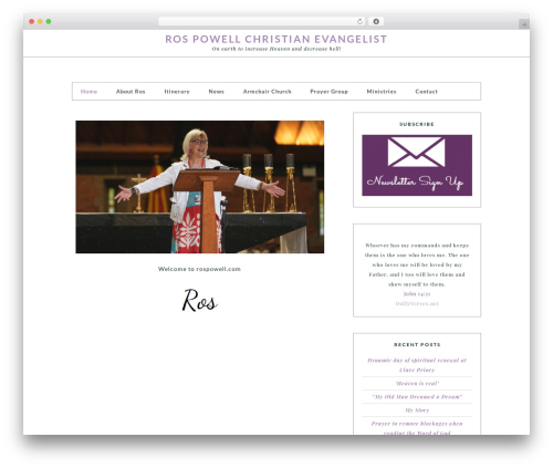 Theme WordPress Pretty Chic - rospowell.com