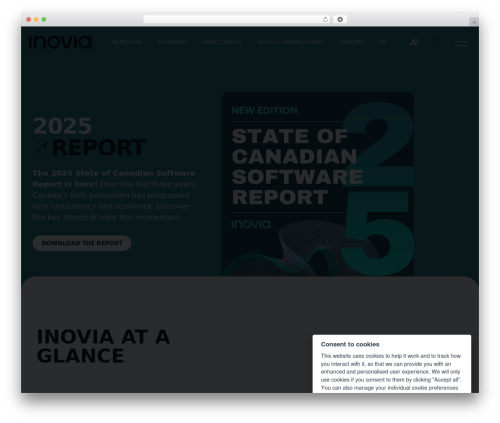Vortex WordPress theme - www.inovia.vc
