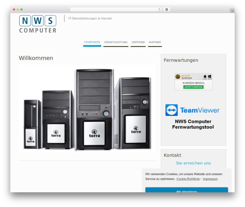 WEN Business Pro company WordPress theme - networldsystems.de