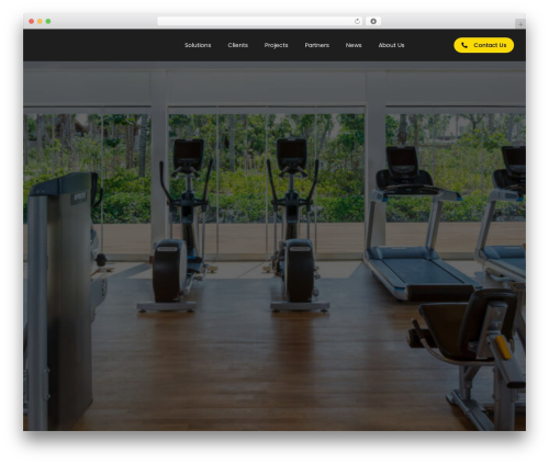 Wireframe Framework WordPress theme - profitness.online