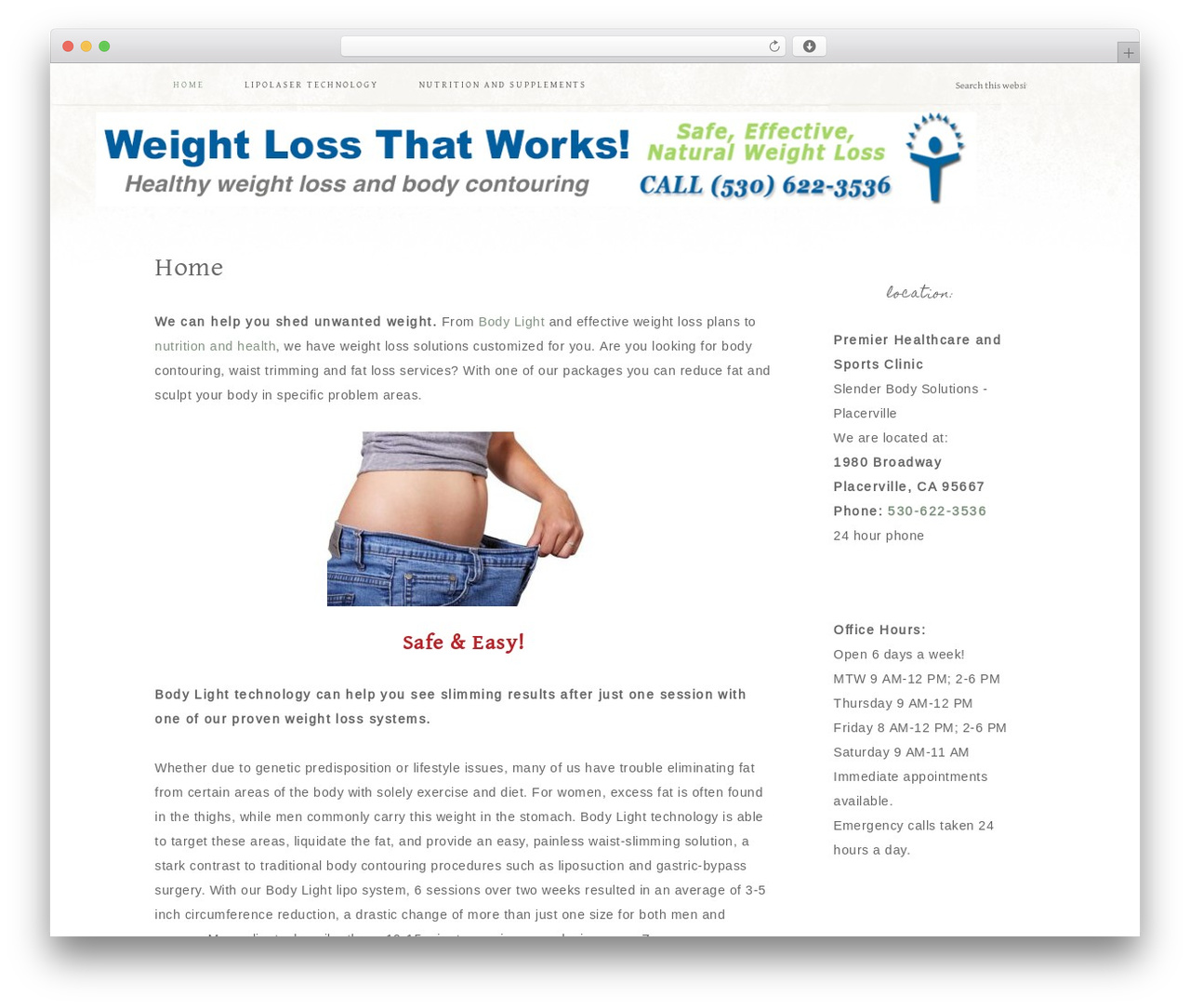 WordPress theme Genesis - weightlossplacerville.com