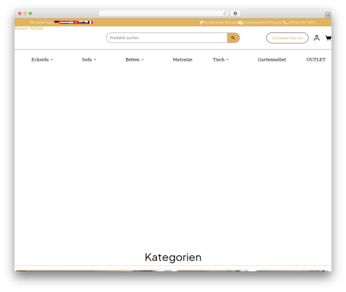 Edrone me WordPress plugin - kaisermobel.de