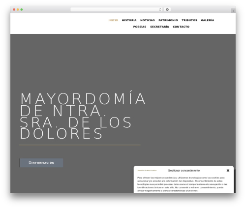 WordPress theme Hello Elementor - mayordomiadelosdolores.com