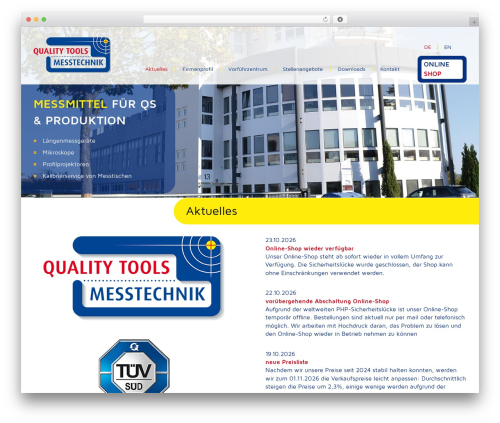 wp_custom_theme theme WordPress - quality-tools.de