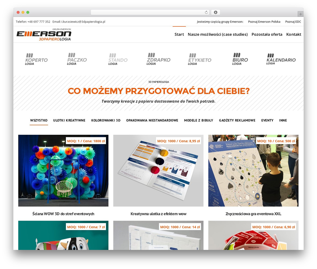 WP theme DFD Native - 3dpapierologia.pl