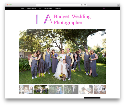 Writee theme WordPress - ocbudgetweddingphotographer.com