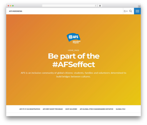 AFS Core Theme WordPress theme - afsindonesia.org