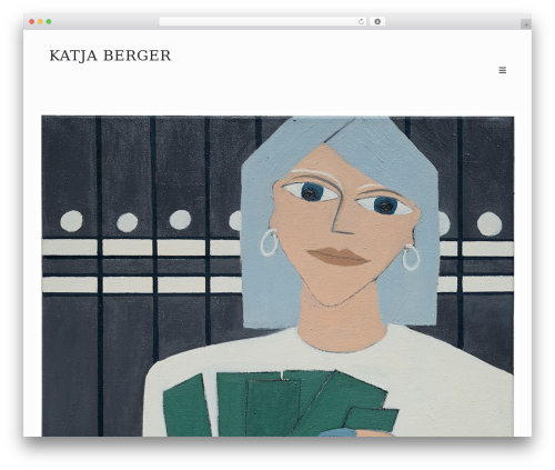 Arnold WordPress theme image - katjaberger.com