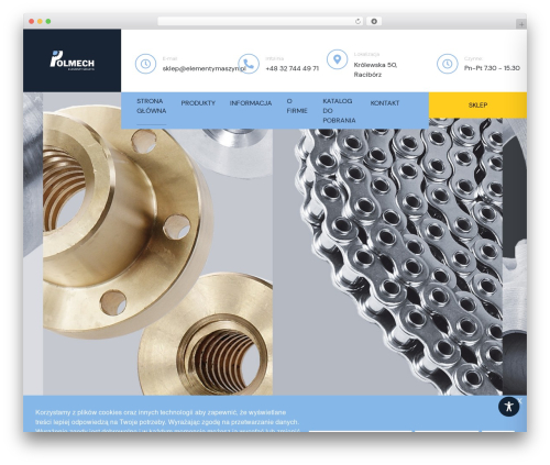 Beautiful and responsive cookie consent addon WordPress plugin - czescimaszyn.pl