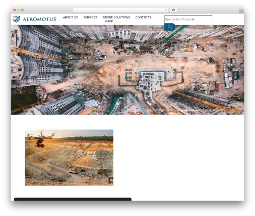 Electro WordPress store theme - aeromotus.com