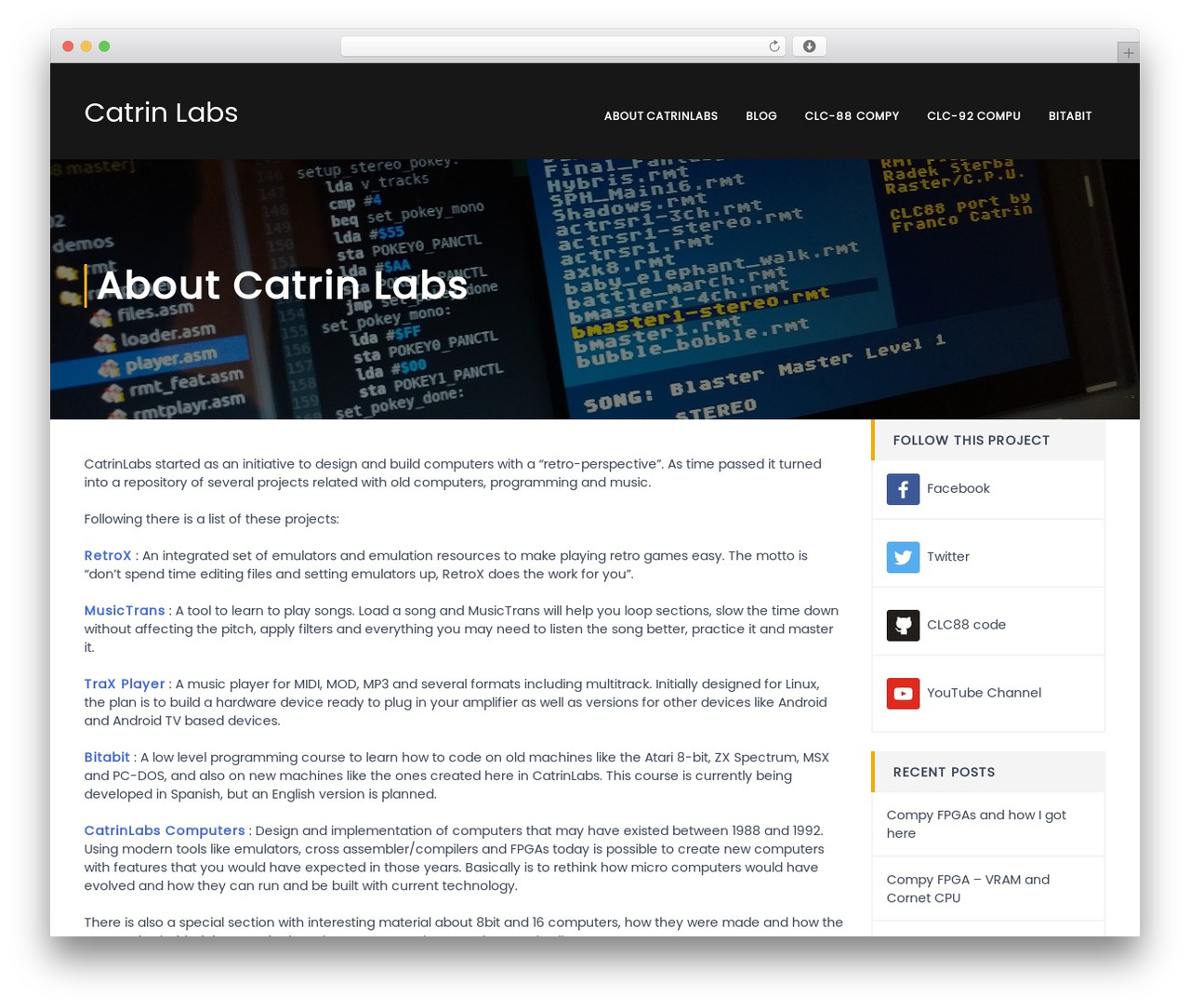 Evezza Lite theme WordPress - catrinlabs.cl