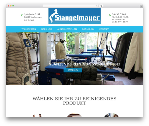Laundry helper WordPress plugin - textilpflege-stangelmayer.com