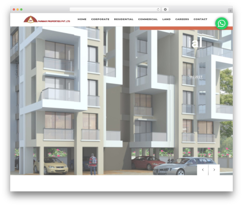 Modrox WordPress theme - parmarproperties.com