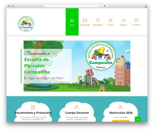 Tema WordPress theme - jardincampanita-temuco.cl