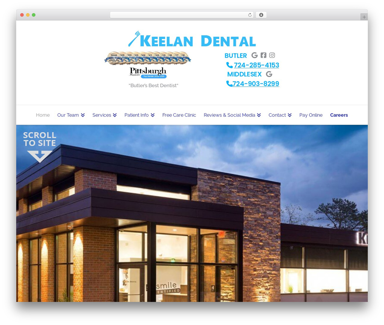Theme WordPress X Pro DFX3 Hybrid - keelandental.com