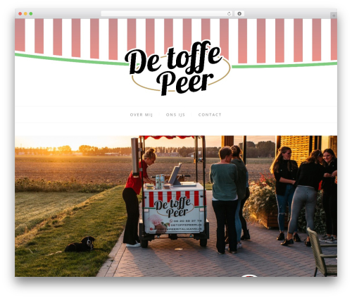 WordPress theme eis - detoffepeerijs.nl