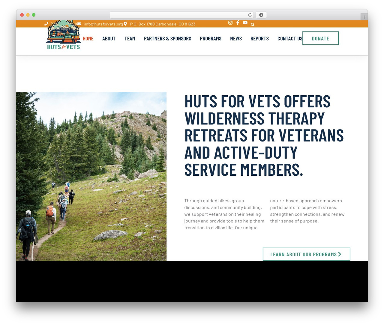 WP theme Bridge Child - hutsforvets.org