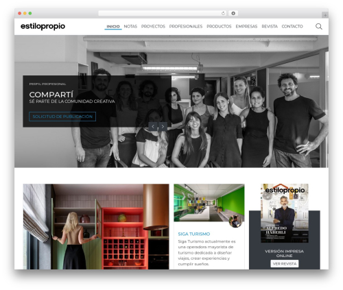 Bootstrap for Genesis theme WordPress - revistaestilopropio.com