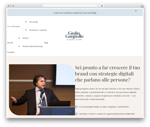 Coachify pro WordPress plugin - giuliogargiullo.it