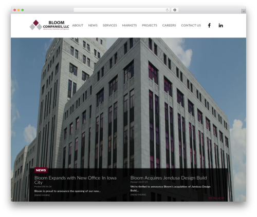 Custom Responsive Theme - Stellar Blue Technologies top WordPress theme - bloomcos.com