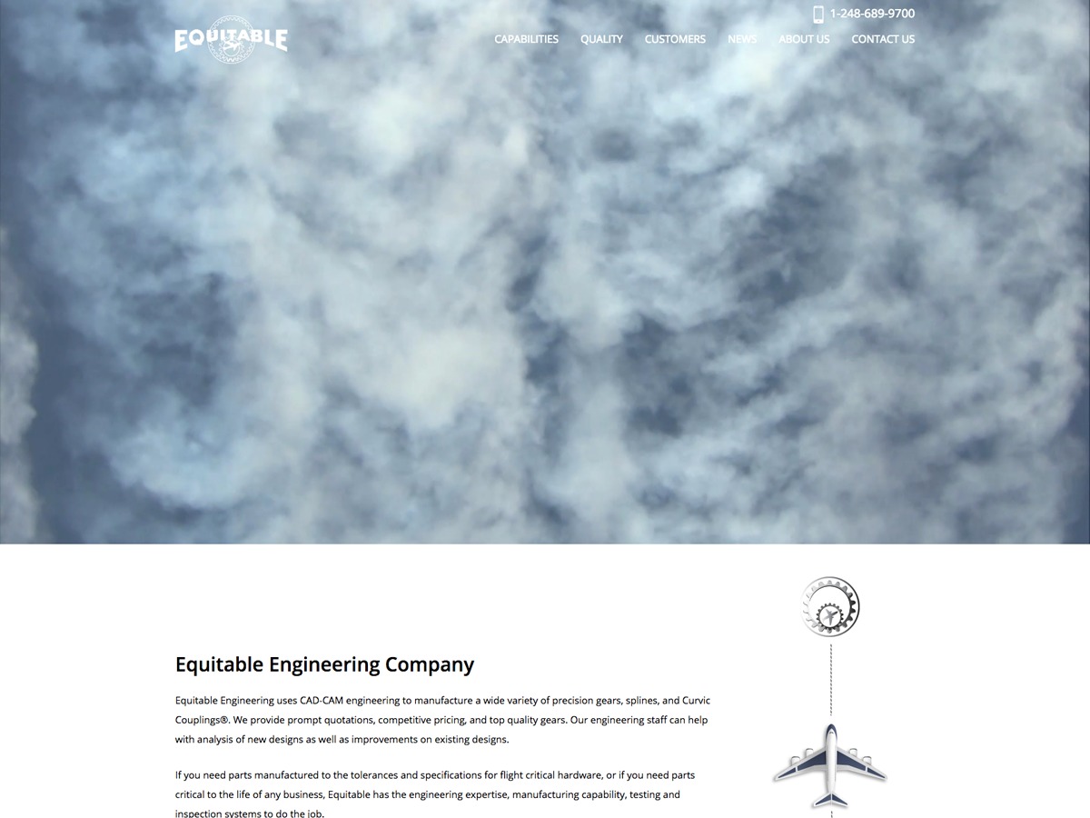 Equitable Engineering WordPress theme by Miller Media