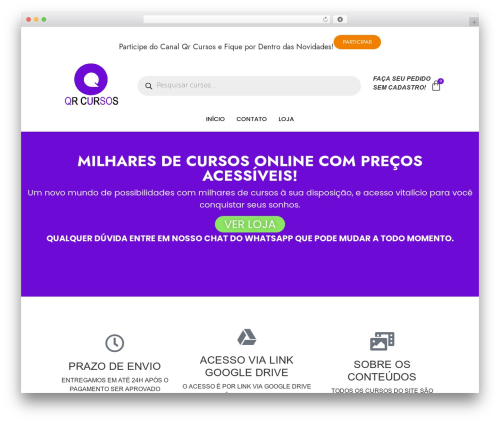 Shopengine pro WordPress plugin - qrcursos.online