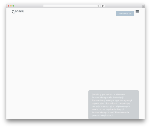 Hello Elementor WordPress theme design - ansee.pl
