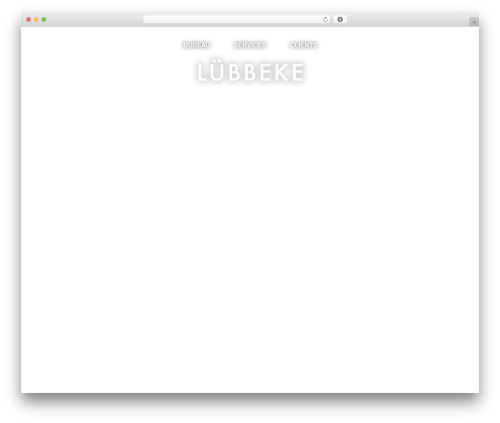 luebbeke.com WordPress theme - lubbeke.com