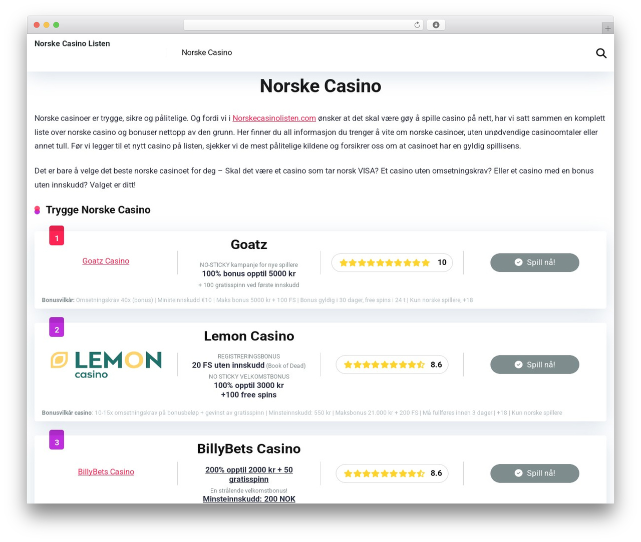 Mercury WordPress theme - norskecasinolisten.com Mercury WordPress theme - norskecasinolisten.com