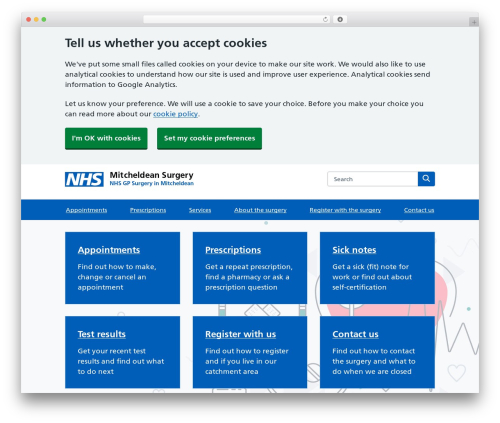 Nhsukblocks WordPress plugin - mitcheldeansurgery.co.uk