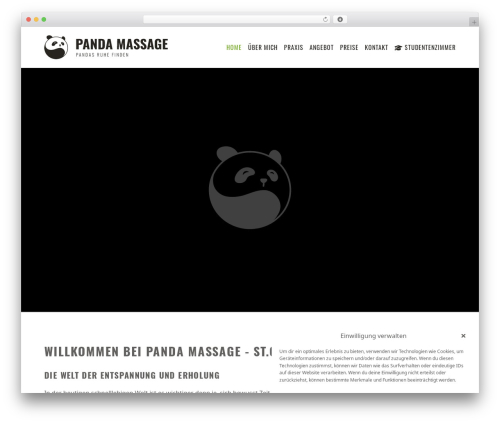 ntd Panda WordPress theme - pandamassage.ch