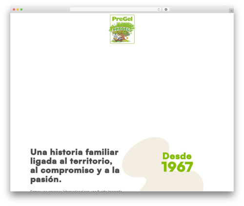PreGel Theme WordPress theme design - pregelmexico.com